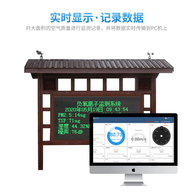 公園負(fù)氧離子觀(guān)測(cè)站